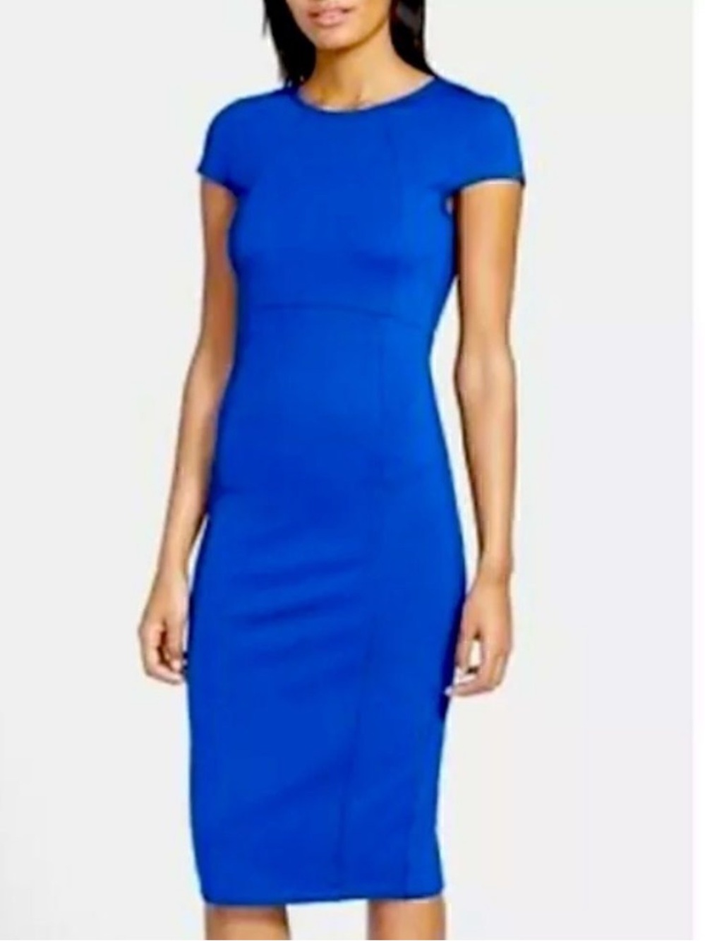 Felicity & Coco Royal Blue Cap Sleeve Sheath Dress